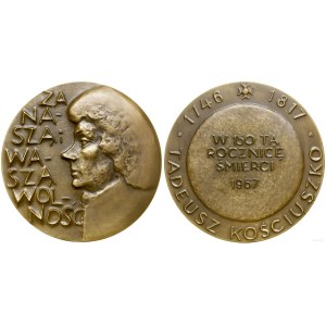 Polsko, 150. výročí úmrtí Tadeusze Kościuszki, 1967, Varšava