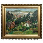 Jan Karmański, The Banks of the Vistula River near Warsaw, 1932