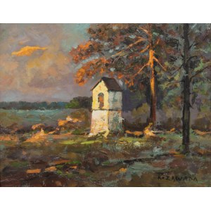 K. Zawada, Landscape with a Shrine