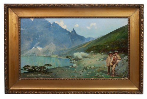 Kazimierz Bieńkowski, Górale przy Morskim Oku, 1900 r.