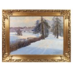 Wiktor Korecki, Winter Landscape with a River
