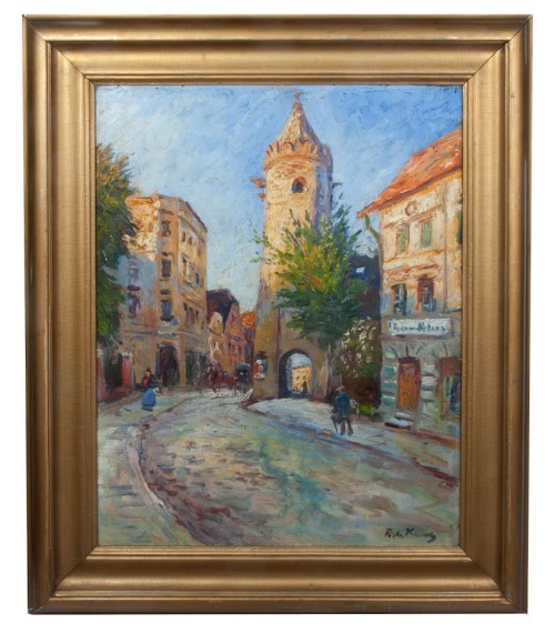 Richard Kant, Brama Kłodzka w Paczkowie, ok. 1920 r.