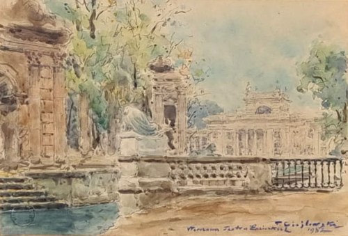Tadeusz Cieślewski, Teatr w Łazienkach, 1932 r.