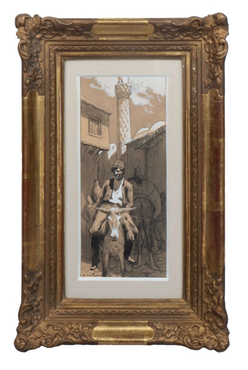 Antoni Piotrowski, Chłopak na ośle, ok. 1885 r.