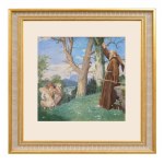 Alexander Otto Stichart, « L'Exil », tiré de la série « L'histoire de l'ermite et du garçon-satyre »