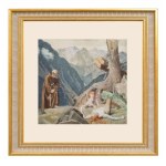 Alexander Otto Stichart, *The Adoption*, from the series The Story of the Hermit and the Satyr Boy