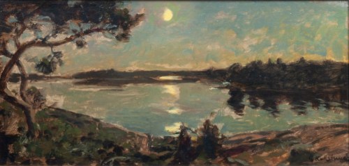 Gottfrid Kallstenius, Księżyc nad jeziorem