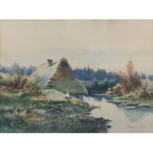 Karol Grzybowski, Resting by the Water