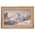 Józef Guranowski, Paesaggio invernale, 1914