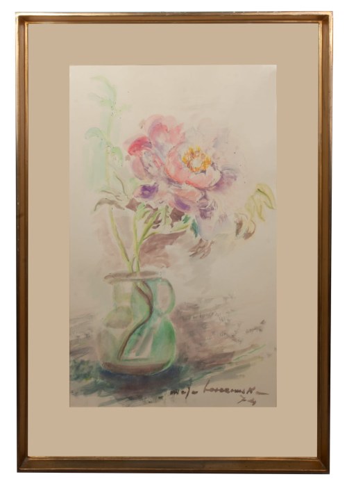 Maja Berezowska, Martwa natura z kwiatami, 1974 r.