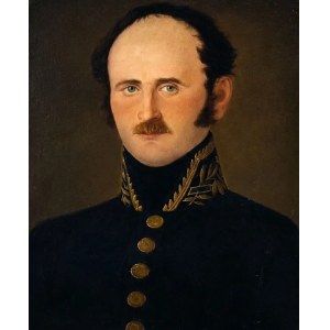 Malarz nierozpoznany, Portret oficera, pocz. XIX w.