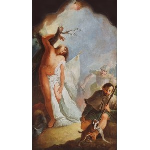 Saints Roch, Sebastian, and Florian, ca. 1800