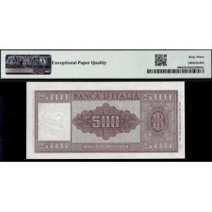 Italy. 1961 500 Lire