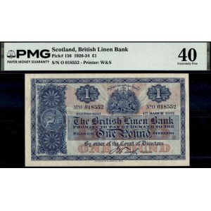Scotland. 1927 1 Pound - British Linen Bank