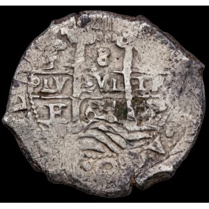 Bolivia. 1667 8 Reales - Potosi - Carlos II - Double Dated Silver