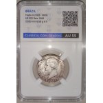 Brazil. 1868 500 Reis - Pedro II - Silver