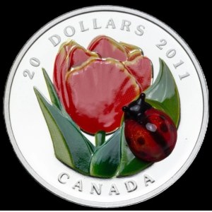 Canada. 2011 20 Dollars - Ladybig & The Tulip - Silver