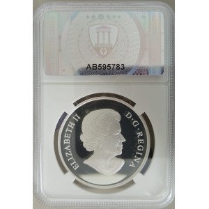 Canada. Pièce de 20 dollars de 2012 – Échinacée et papillon – Argent