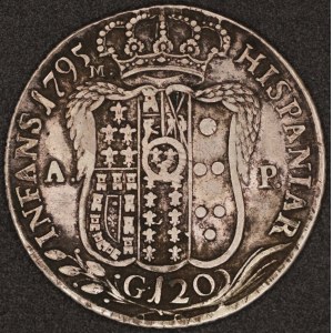 Italy. 1795 120 Grana - Ferdinand IV - Kingdom of Naples - Silver