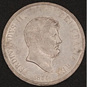 Italy. 1854 120 Grana - Ferdinand II - Kingdom of Naples - Silver