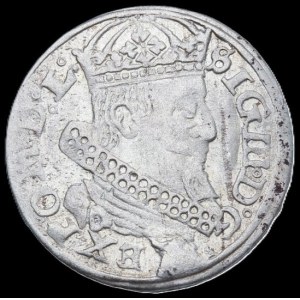 Poland. 1627 Grosz - Zygmunt III Waza - Vilnius - Silver