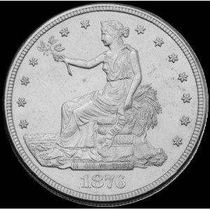 Vereinigte Staaten von Amerika. Handelsdollar von 1876 – San Francisco – Silber