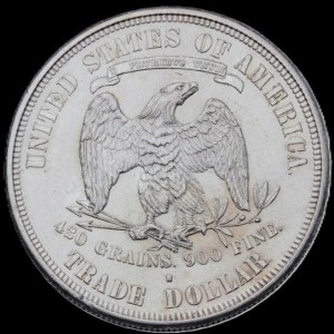 Vereinigte Staaten von Amerika. Handelsdollar von 1876 – San Francisco – Silber