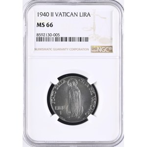 Vatican. 1940 1 Lira - Pius XII - AN II