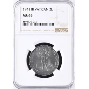Vatican. 1941 2 Lire - Pius XII - AN III