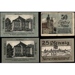Poland. Legnica 1920 - 3 x 50 Fenigow & 1 x 25 Fenigow - 4 Pieces Total