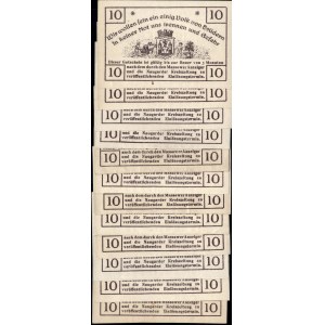 Poland. Maszewo 1920 - 12 x 10 Fenigow - 12 Pieces Total