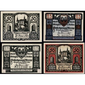 Poland. Strzegom 1920 - 25 50 Fenigow - 4 Pieces Total