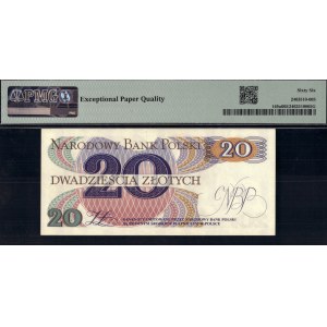 Poland. 1982 20 Zlotych Prefix E