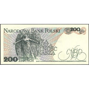 Poland. 1988 200 Zlotych Prefix EK