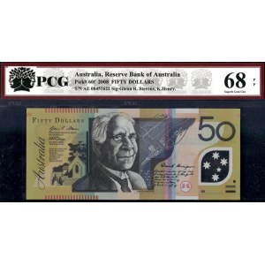 Australia. 2008 50 Dollars - Polymer