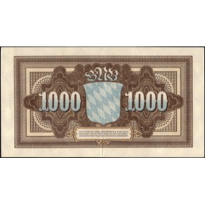 Germany. 1922 1000 Mark Prefix BB - Bavaria