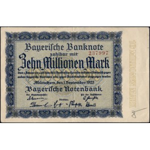 Germany. 1923 10 Million Millionen Mark - Bavaria - Munich