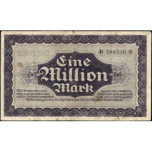Germany. 1923 1000000 Mark - Saxony - Dresden