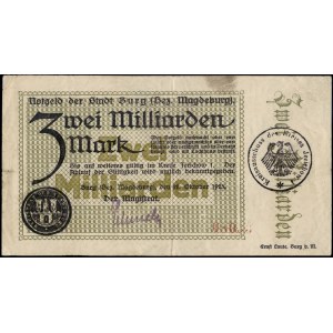 Germany. 1923 2 Billion Milliarden Mark - Burg