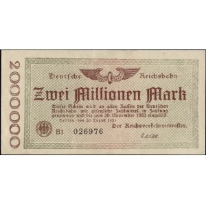 Germany. 1923 2 Million Millionen Mark - Reichsbanknote