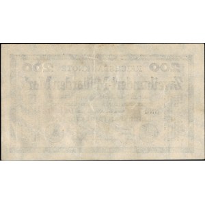 Germany. 1923 200 Billion Milliarden Mark - Reichsbankdirektorium