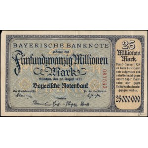 Niemcy. 1923 r. 25 milionów milionów marek – Bawaria – Monachium