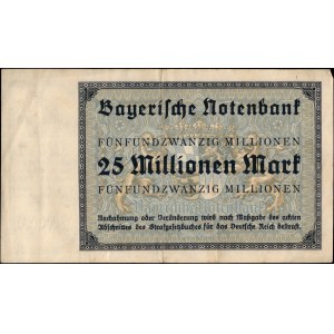 Niemcy. 1923 r. 25 milionów milionów marek – Bawaria – Monachium
