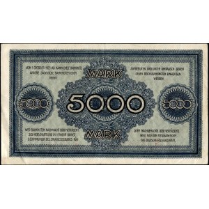 Germany. 1923 5000 Mark - Saxony - Dresden