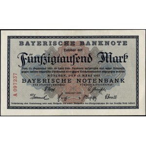Germany. 1923 50000 Mark - Bavaria - Munich