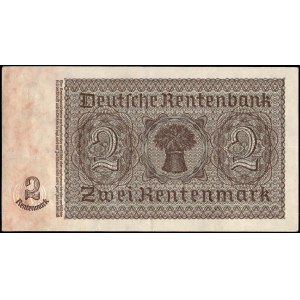 Germany. 1937 2 Rentenmark Prefix E