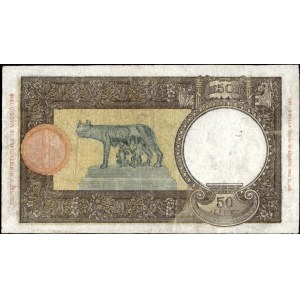 Italy. 1942 50 Lire