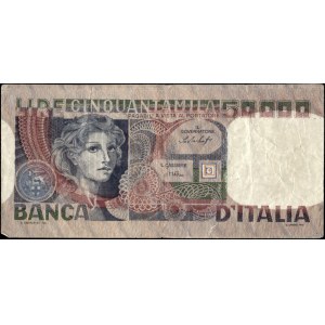 Italy. 1977 50000 Lire - Contemporary Counterfeit