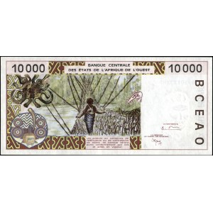 Ivory Coast. 1999 10000 Francs - A