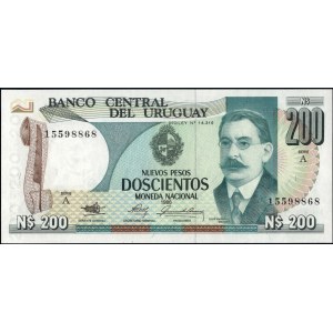 Uruguay. 1986 200 Pesos